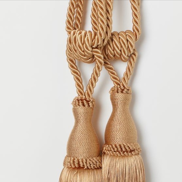 2 Pack Tiebacks with Tassels - Picture 2 of 6